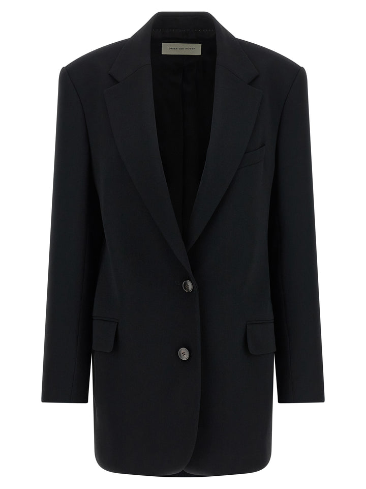 Dries Van Noten  Basti BlazerS - Black | 674f1cba8e3c7dd775d97836d580aeda2e948b3a