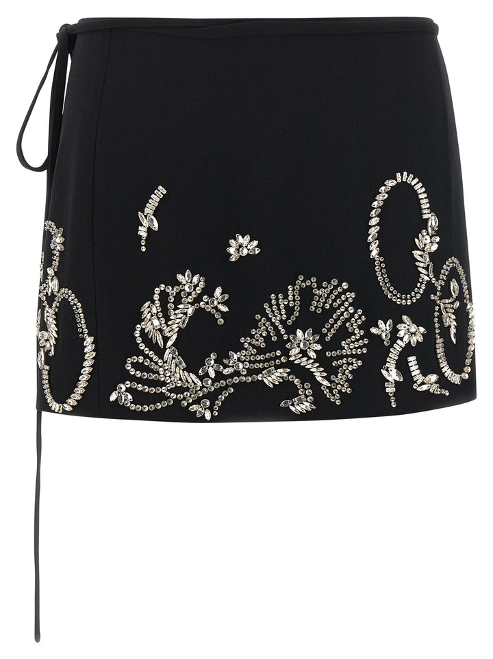 Dries Van Noten  Gabrinas Skirts - Black | 388c7037d030ec94b09ce715669007fc6adfe611