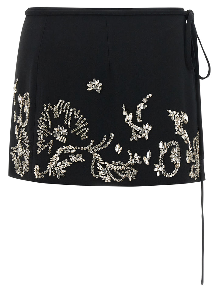 Dries Van Noten  Gabrinas Skirts - Black | f1f9404674a85267abcc2bee74eee698996de37e