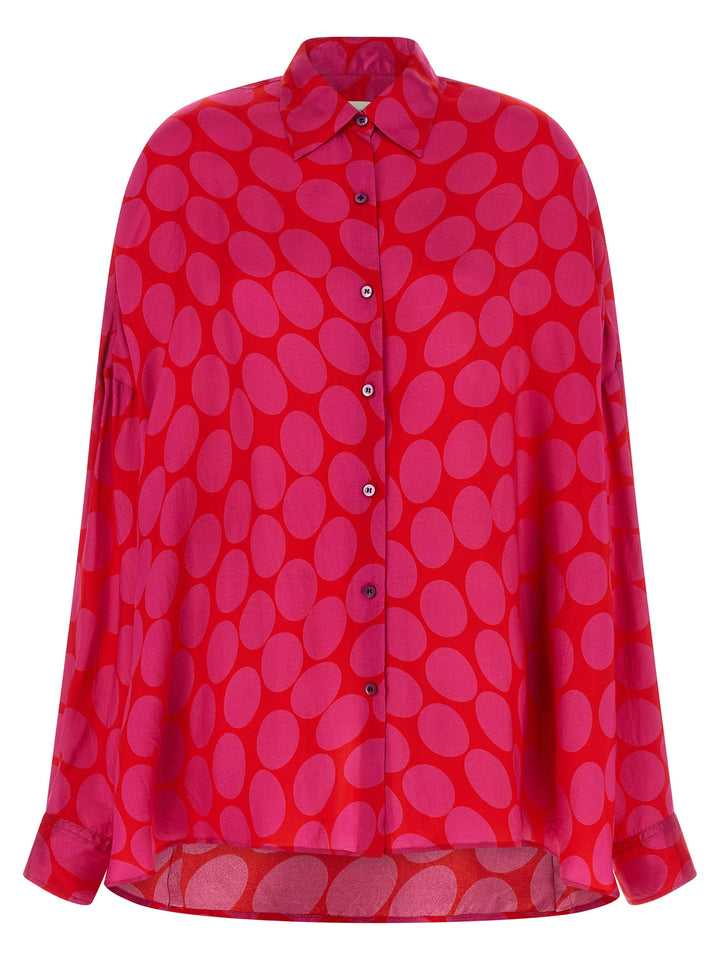 Dries Van Noten  Casia Shirt and Blouse - Fuchsia | c299c648417aa5b6c89a556712c6e3a6233689cb