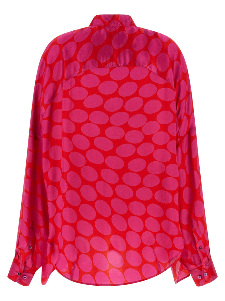 Dries Van Noten  Casia Shirt and Blouse - Fuchsia | 0c13a2195d6d3a01a654cebe74202dbb62ca595f