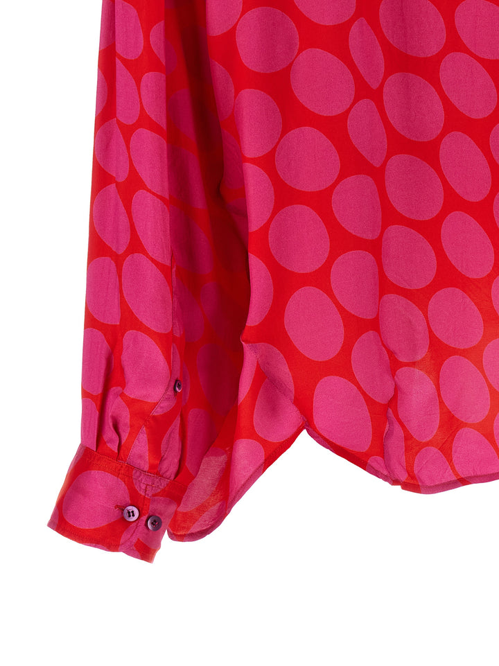 Dries Van Noten  Casia Shirt and Blouse - Fuchsia | 5ac70d72c23ca055f99fcd7ed2c8a1d83dfa1245