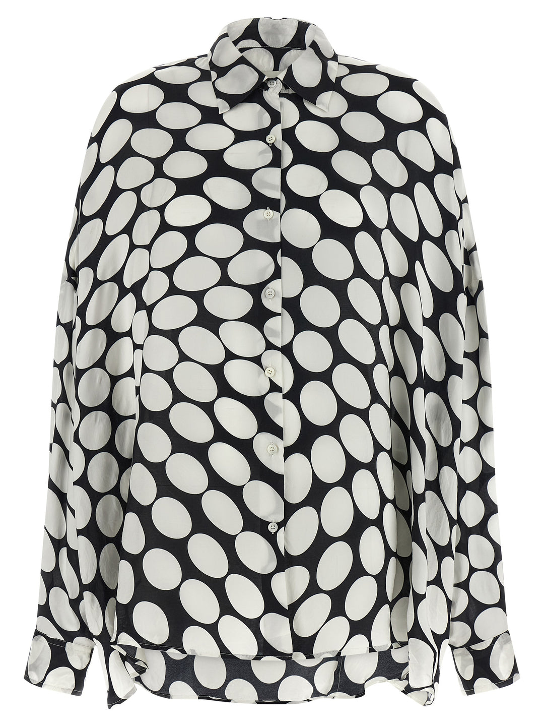 Dries Van Noten  Casia Shirt and Blouse - White/Black | ae0096cb7fe88df803003152e1f56d5979f6dd59