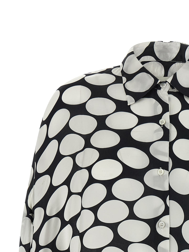Dries Van Noten  Casia Shirt and Blouse - White/Black | 7287aa0b3f01168c0b72ac431976198e83aa9afe