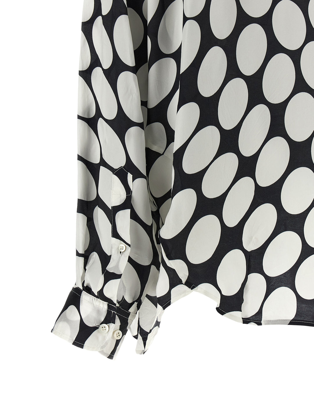 Dries Van Noten  Casia Shirt and Blouse - White/Black | 062a6e9efd8ddaf7678d1b2462888a9cc4d7fe2a