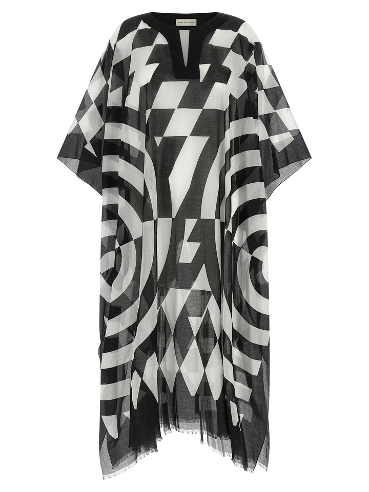 Dries Van Noten  Caftan With Print Dresses - Multicolor | 9674eb8f4b18dcd893fec55fcb0331863b8b0421