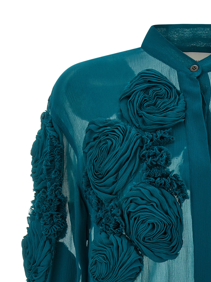 Dries Van Noten  Chowsa Shirt and Blouse - Green | 1484c20fdaad6e46b472ea84dd260823f6e348e3