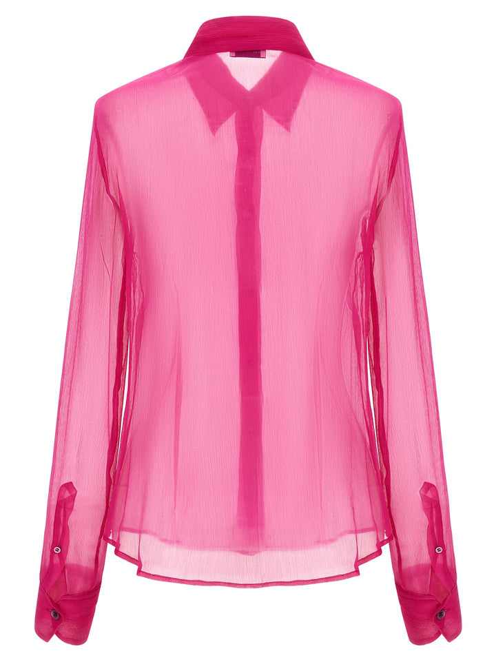 Dries Van Noten  Cloudy Shirt and Blouse - Fuchsia | c80aed172b08c12da82b440aa79323ebb2cf5031