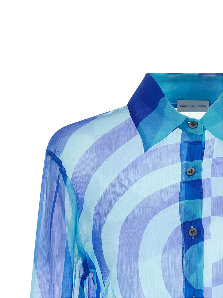 Dries Van Noten  Cloudy Shirt and Blouse - Multicolor | 74a003988bf2710737201a732377aaadbd38d67e