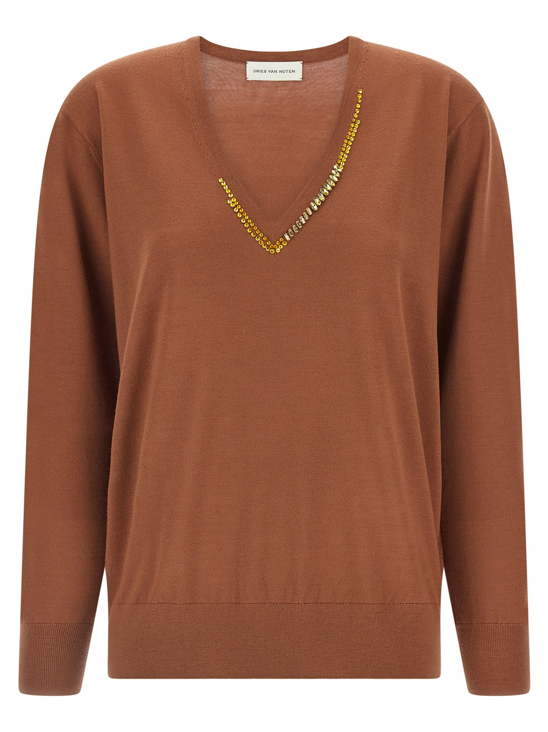 Dries Van Noten  Tuomas Sweaters and Cardigans - Brown | 94ccbc9d46c63ff2836c3d2e1c32f1a777782992