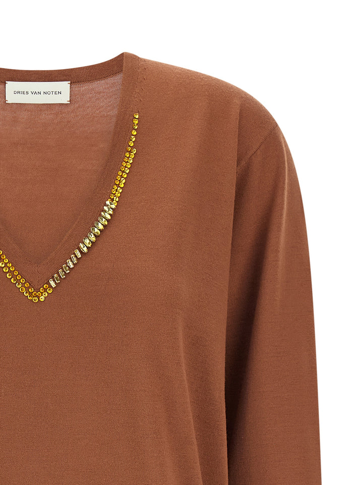 Dries Van Noten  Tuomas Sweaters and Cardigans - Brown | 4e877c1f23ea854f56d894012a510c84184018a2