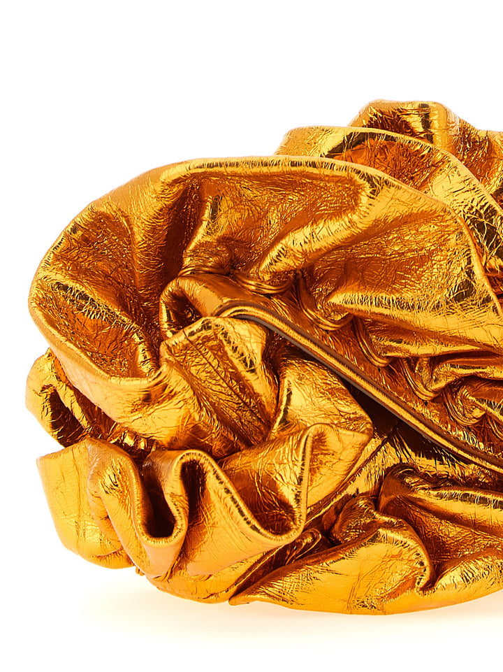 Dries Van Noten  Ruffle Clutch - Orange | 3a034fc8f6bf4d2bddb27887e15974530adf3dd5