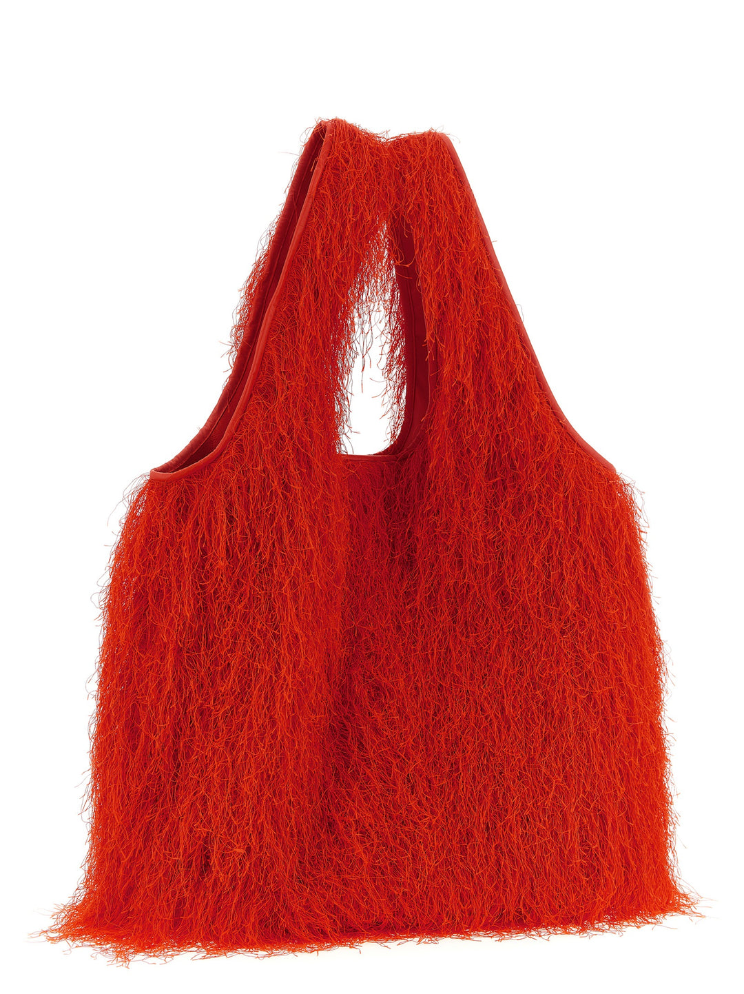 Dries Van Noten  Fringed Tote Bag - Red | 91f1fe986b8a1682b54ee00f4b61f421c7d885f0