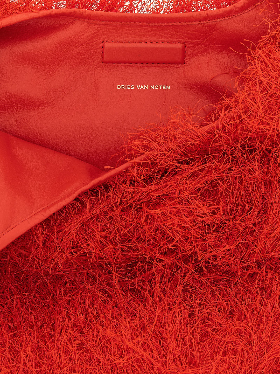 Dries Van Noten  Fringed Tote Bag - Red | 9de3736a0faae5a09e20f52ae595c474e0fc338b