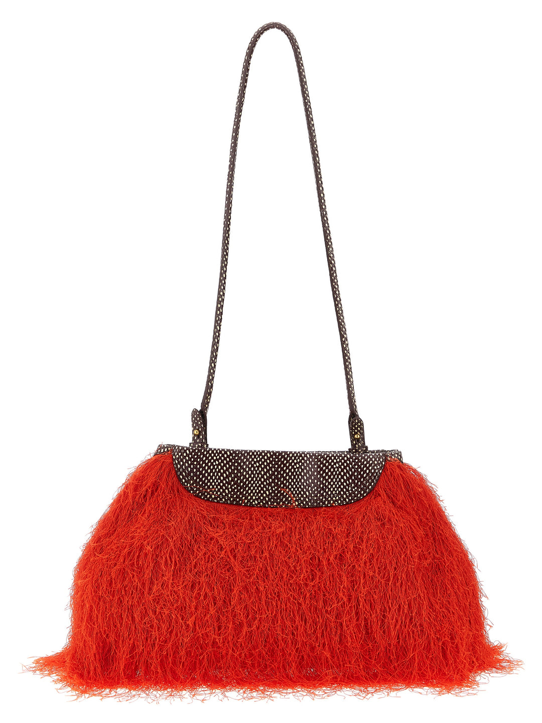 Dries Van Noten  Fringed Clutch - Red | 53d9841dc4bd91dbfe983d21b9b5c4bda33411cd