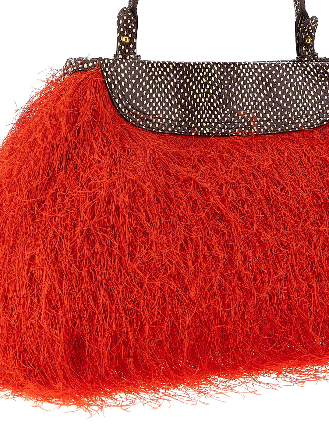 Dries Van Noten  Fringed Clutch - Red | 9714636e7d4be043ec4e3208552548adebf3eaa9