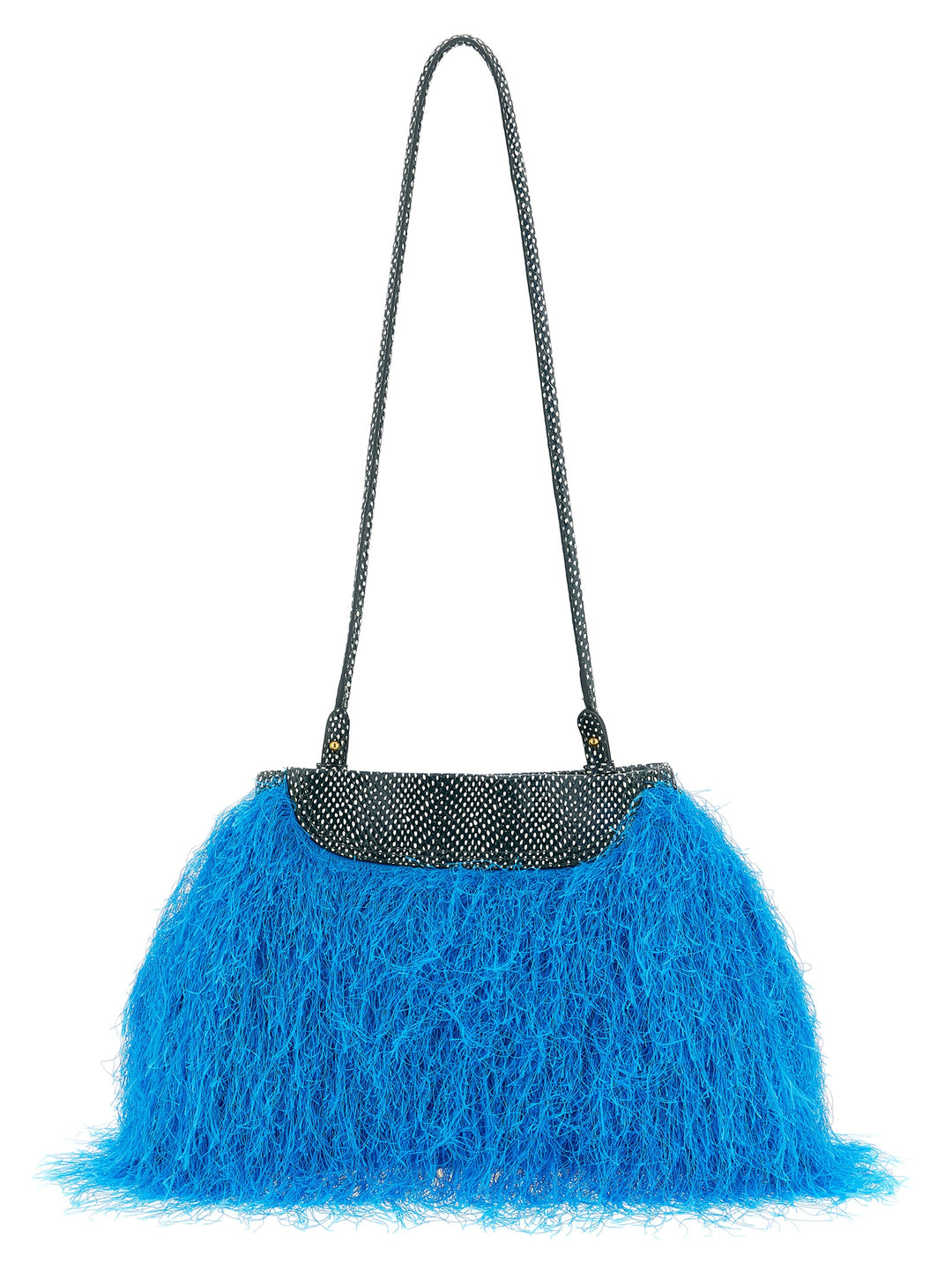 Dries Van Noten  Fringed Clutch - Light Blue | 2f4289a8856d8be6577534758be0884d8d8b0530