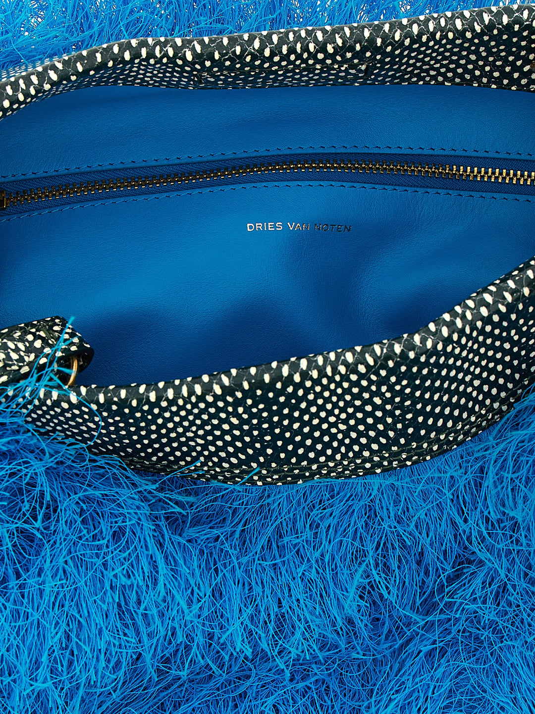 Dries Van Noten  Fringed Clutch - Light Blue | c3b35c141e44f1107c87bd2cbbc85f58235b58d4