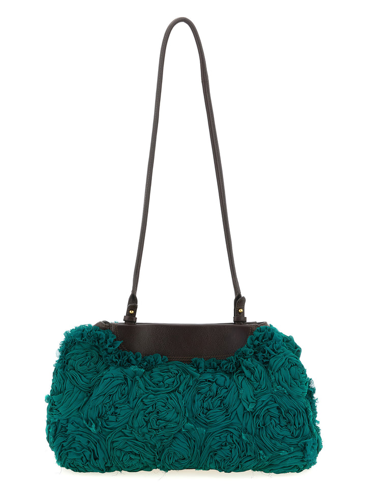 Dries Van Noten  Rose Clutch - Green | 4a04b3617443da84353df9ae1eeab7e5e1b80adb