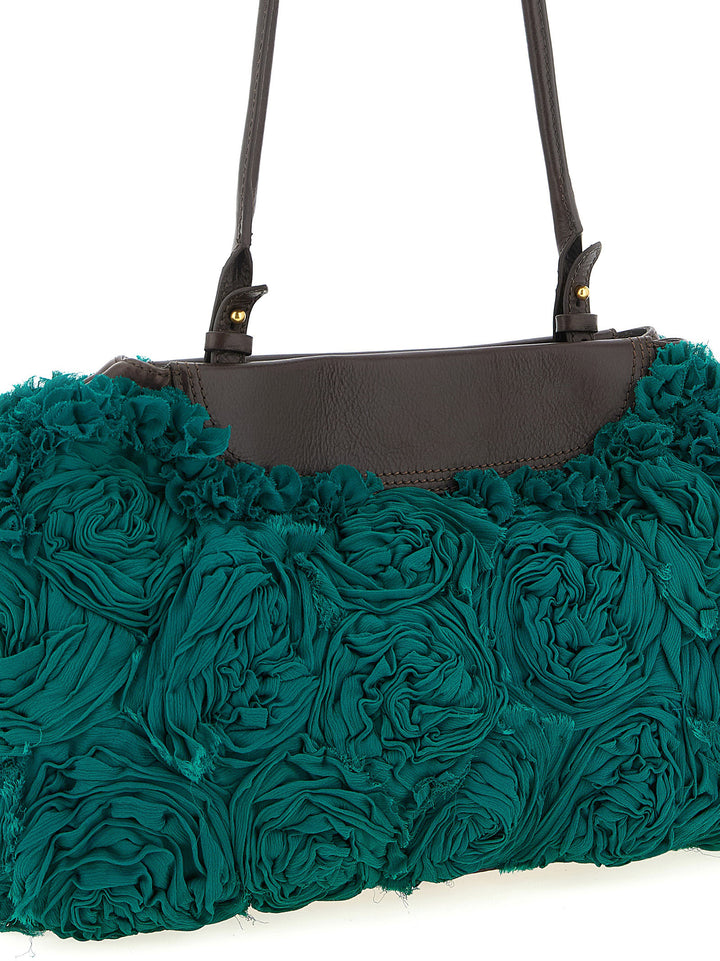 Dries Van Noten  Rose Clutch - Green | 36ed6dc3ef2e6ab1dddf3d975fdf4216002e741f