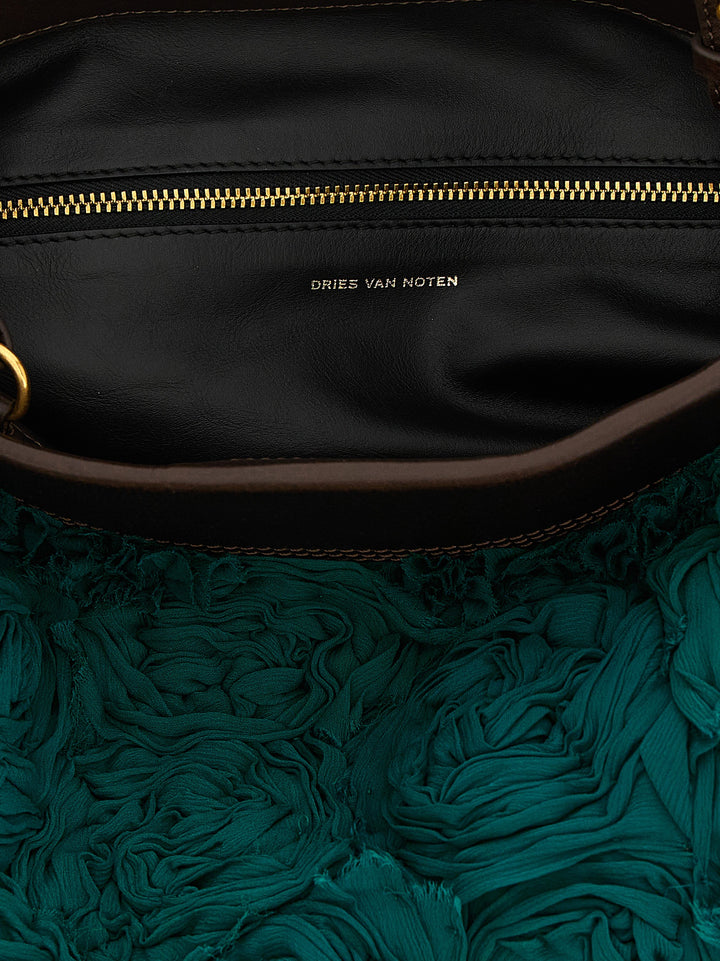 Dries Van Noten  Rose Clutch - Green | cc1442cc6678bef63cf291eb25dabb55b92460da