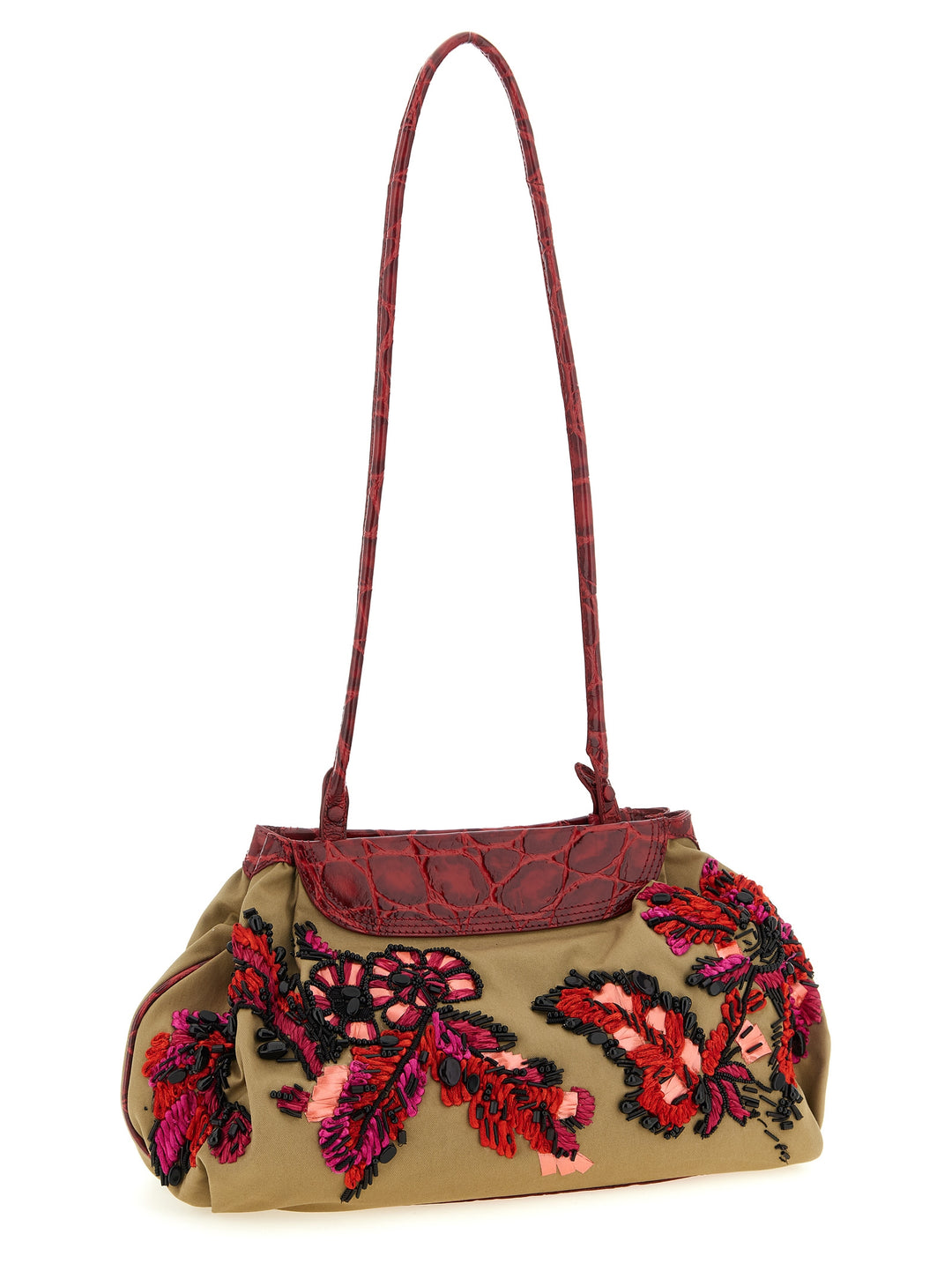 Dries Van Noten  Embroidery Clutch - Multicolor | 3bac4f95f77e4325bf7480a2c6d41f7732a246ee