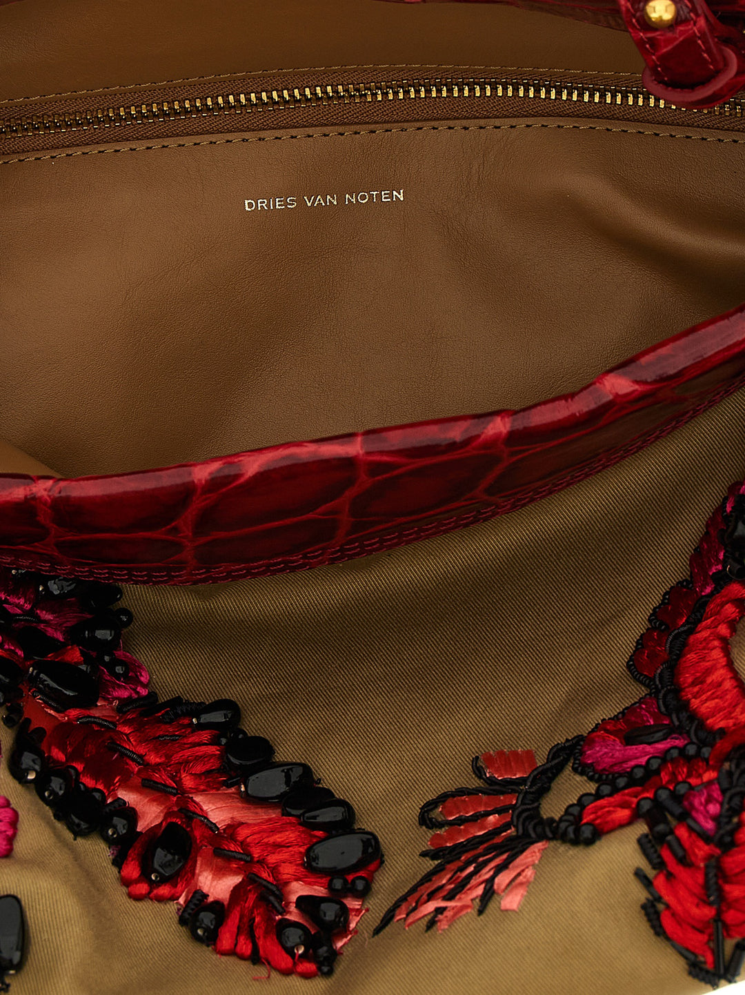 Dries Van Noten  Embroidery Clutch - Multicolor | 1e9081db03d9968b1117b8ad43680dd4fa645a57