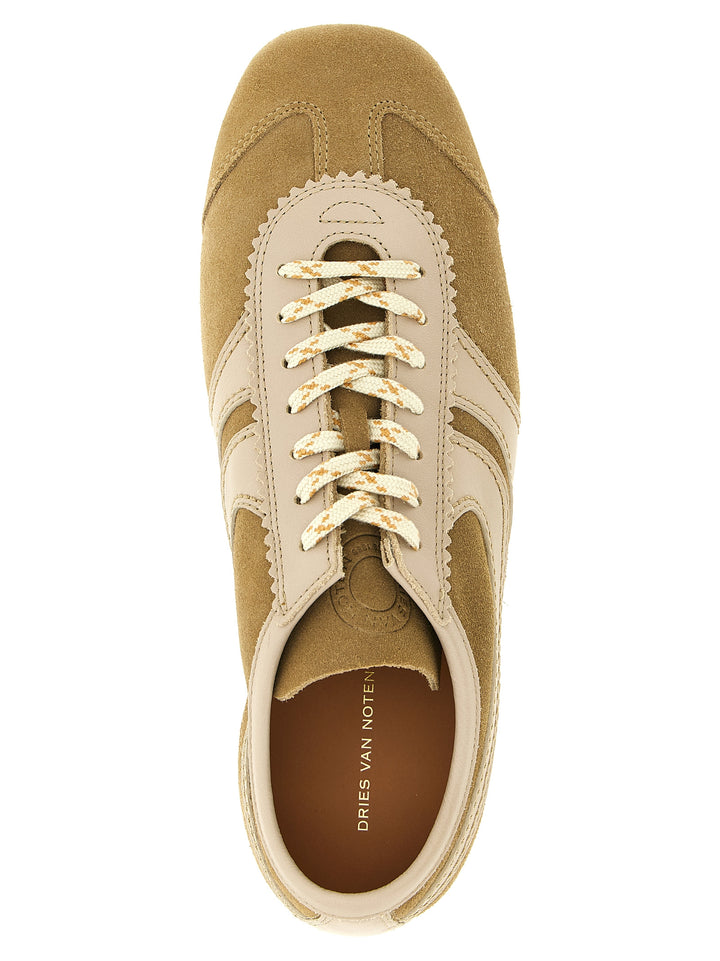 Dries Van Noten  Suede Sneakers - Beige | fd626d807a85b4959aea528e41e0f60d3e0ee09a