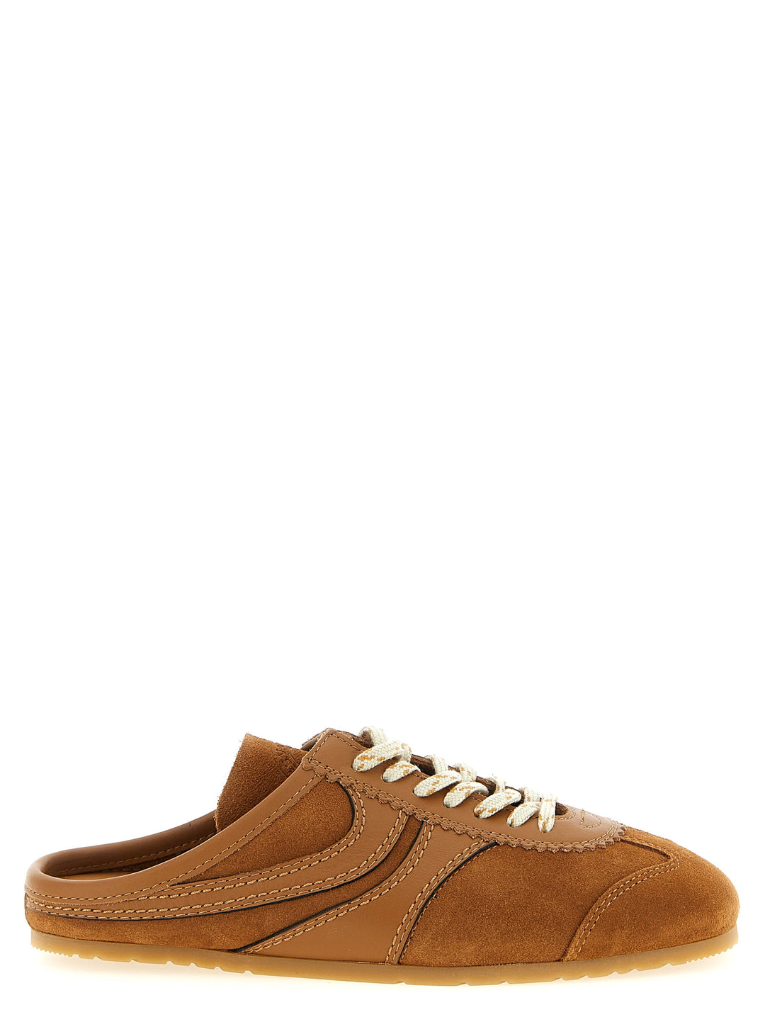 Dries Van Noten  Suede Mules Sneakers - Brown | 66d172ca1d20d28f5637af597cf1d5efa2ed2f5e