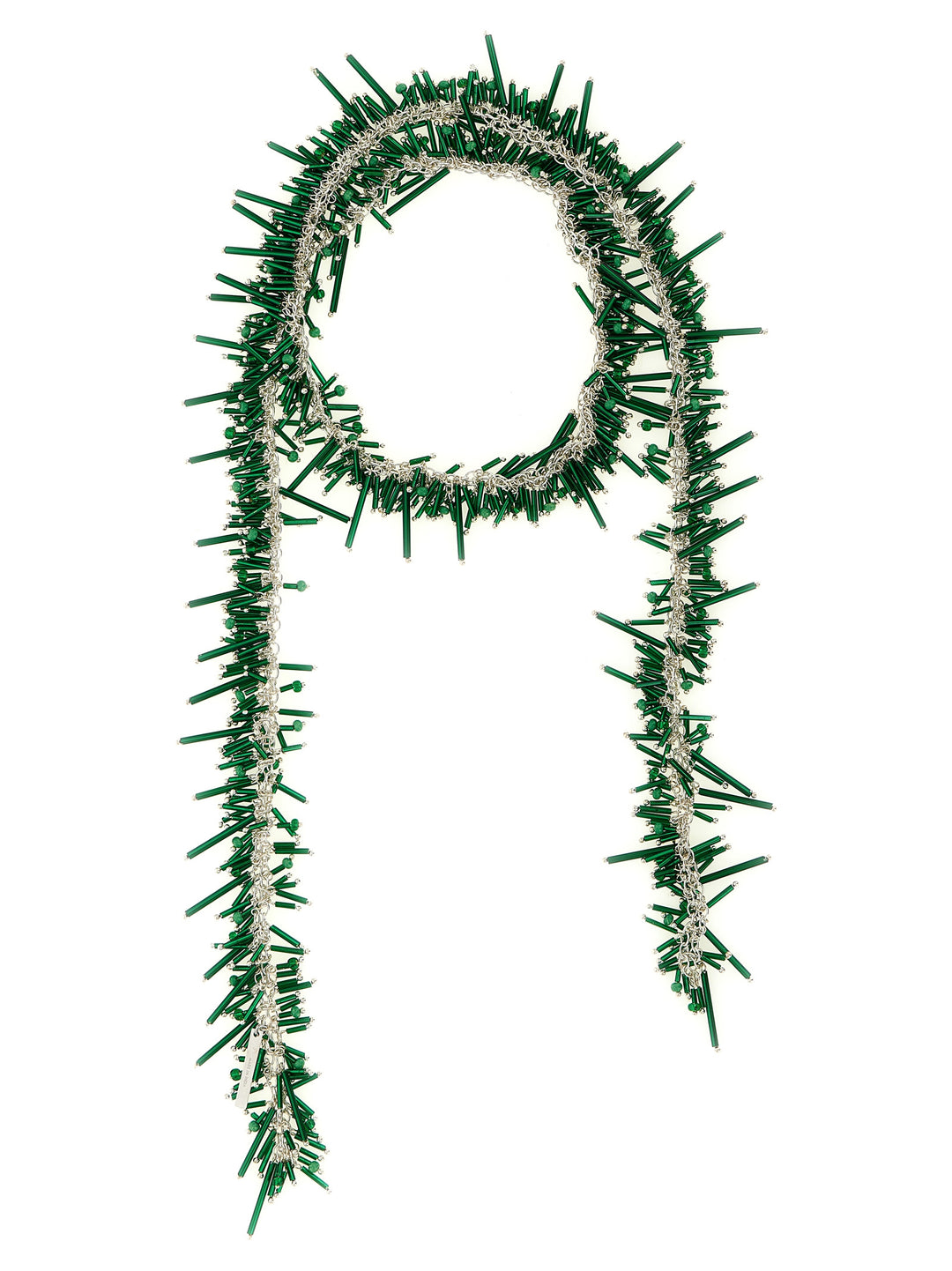 Dries Van Noten  Embroidered Scarf Jewelry - Green | 1e93e5c6eff57c74c184f5df83a84b2df92402d5