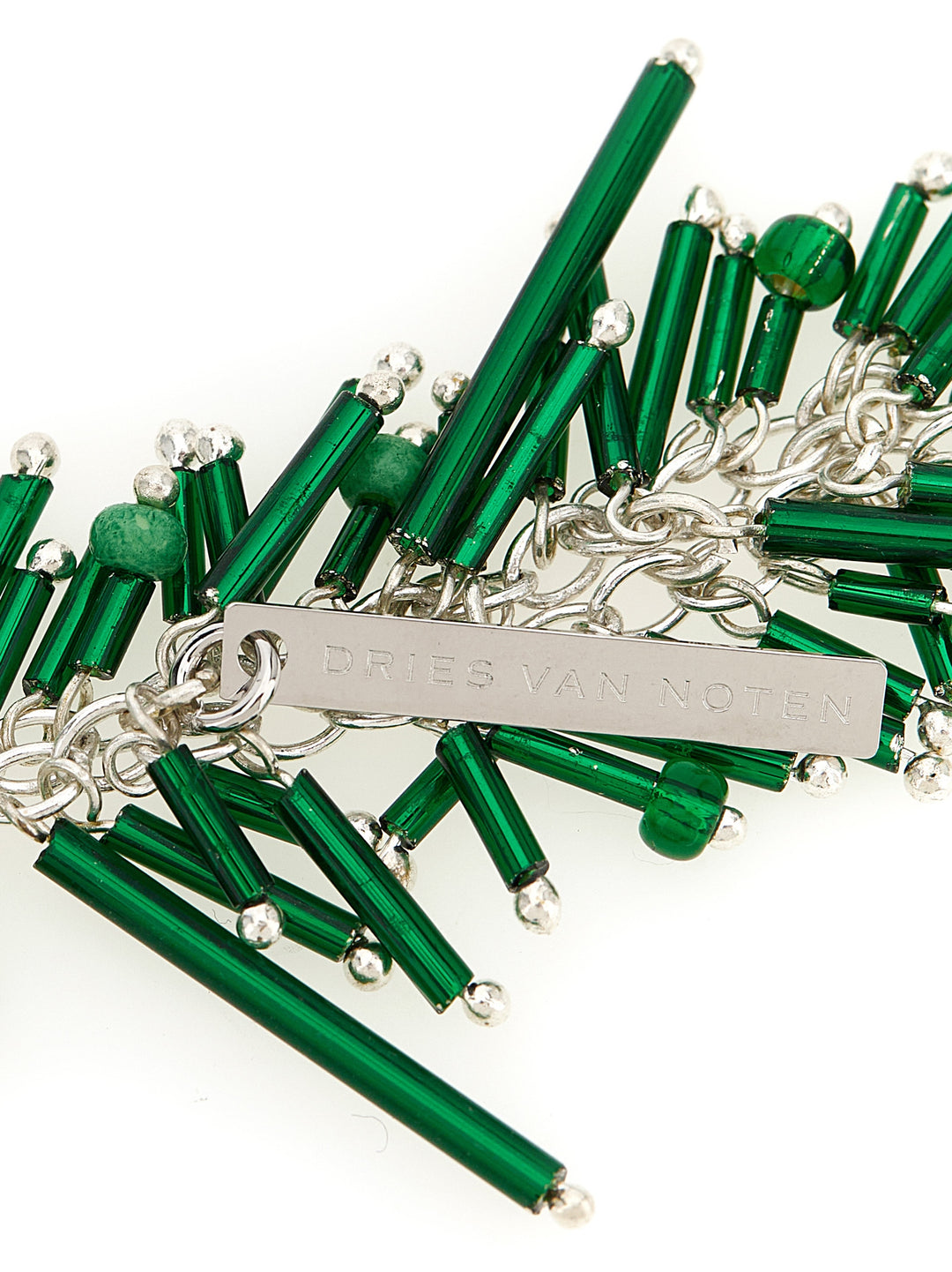 Dries Van Noten  Embroidered Scarf Jewelry - Green | c40652bc484fab4b002ab5d549d0a5d23bc4227a