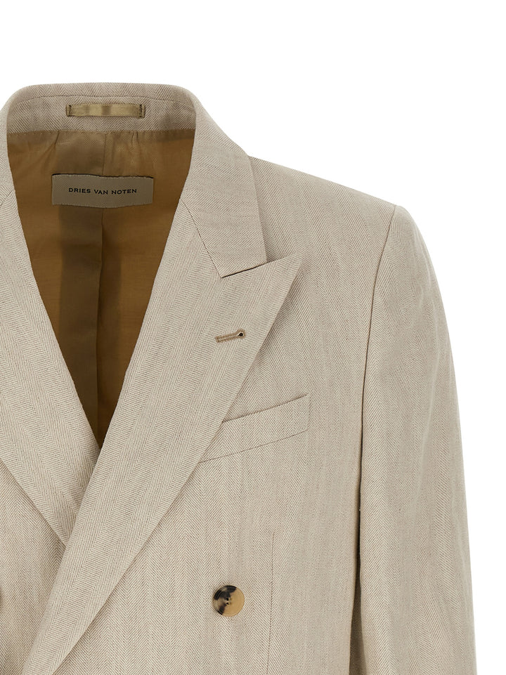 Dries Van Noten  Barry Blazer - Beige | c982b5d0c3b6e81634510d18d68986460def11e4