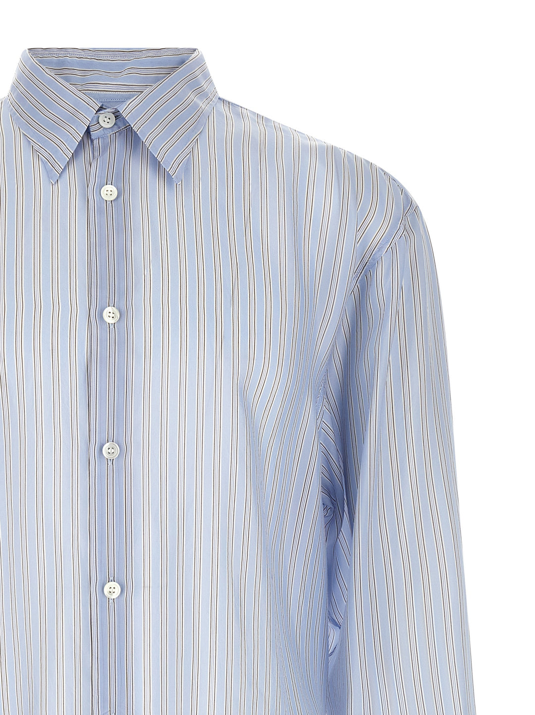 Dries Van Noten  Croom Shirt and Blouse - Light Blue | 12b8e0c1fbe5f1c981ff4dc0b73f8955227c7af3