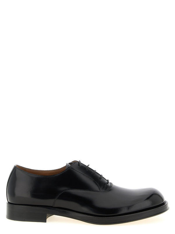 Derby Lace-Up Shoes Lace Up Shoes Black