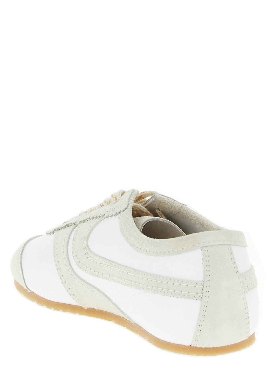 Dries Van Noten  Leather And Suede Sneakers - Beige | c9f4c27569dcfe8deddfaebfeff17abacac228f8