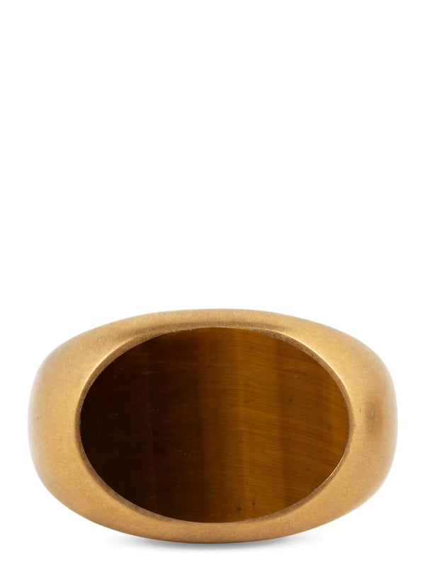 Stone Signet Jewelry Gold