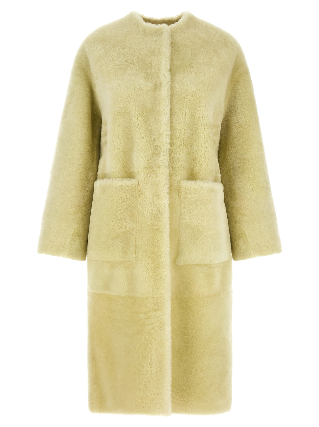 Blancha Long  Coat Fur - Green | 15d45c86ca296837e3788f28101a7e3de3327431