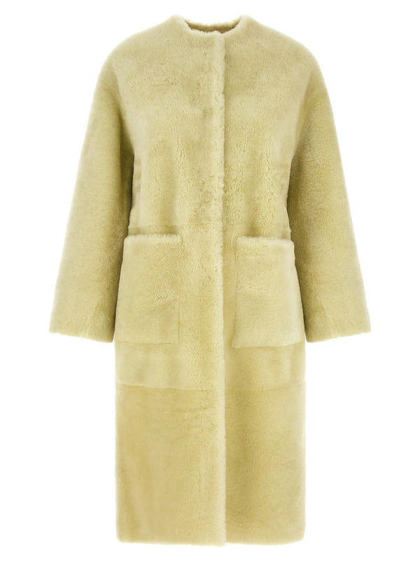 Long Coat Fur Green