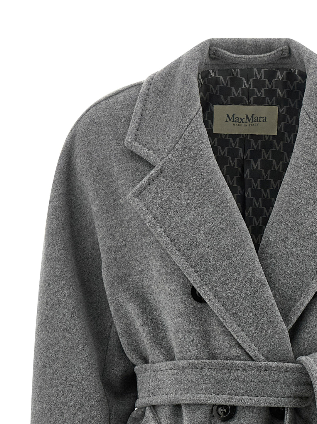 Max Mara Madame - 101801 Icon Coat Coats and Trench Coats - Gray | 4b637aa070c394082b66116aa2c23631ac2fd4d9