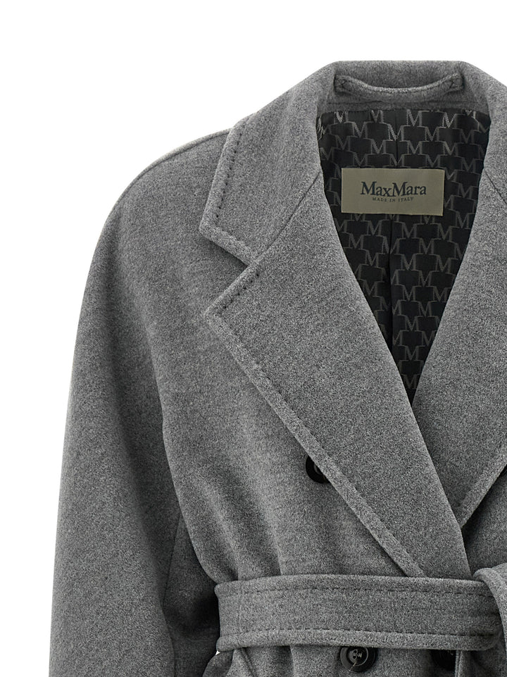 Max Mara Madame - 101801 Icon Coat Coats and Trench Coats - Gray | 4b637aa070c394082b66116aa2c23631ac2fd4d9