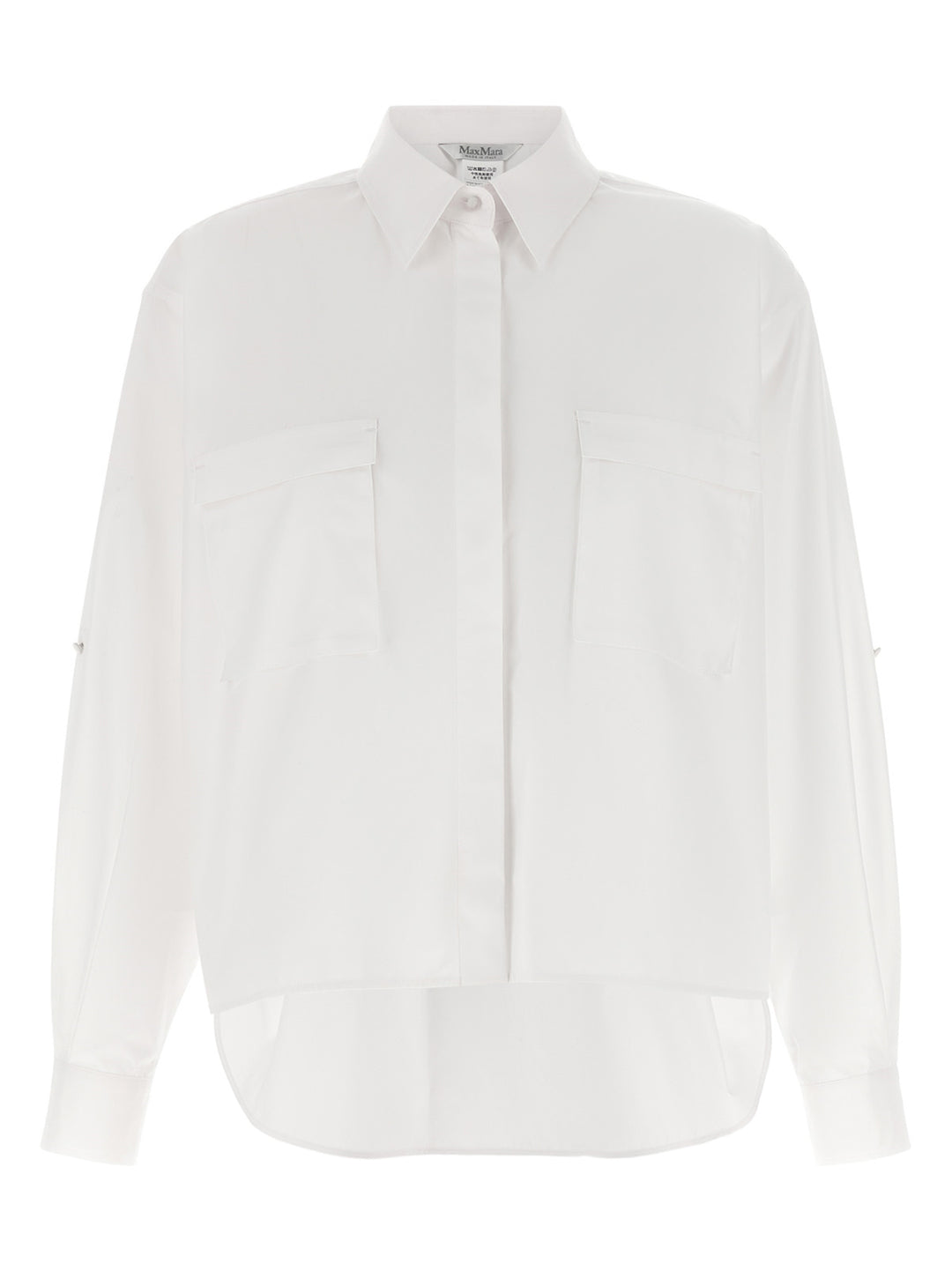 Max Mara Mxmtenue Shirt and Blouse - White | 66b870386a150ff895f97dbec32c1539fb2da0f1
