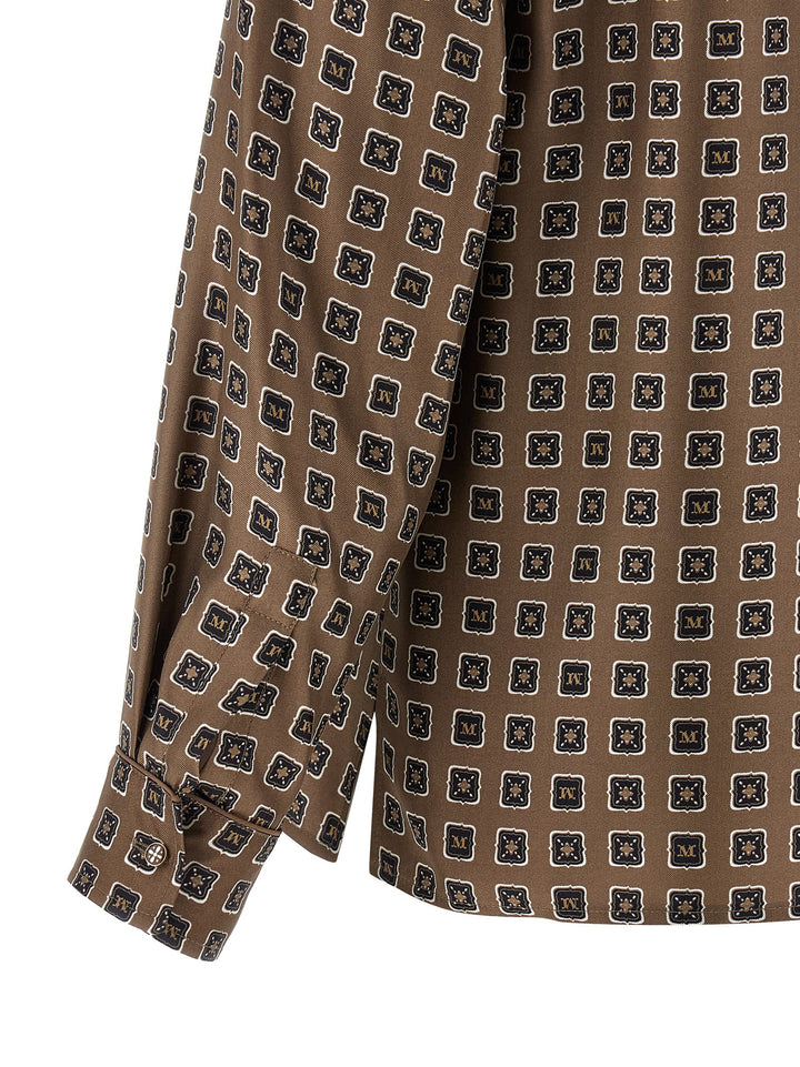 Max Mara Mxmdisco Shirt and Blouse - Brown | be990389c5eb702f5e483e58cdf90b93aeb18554