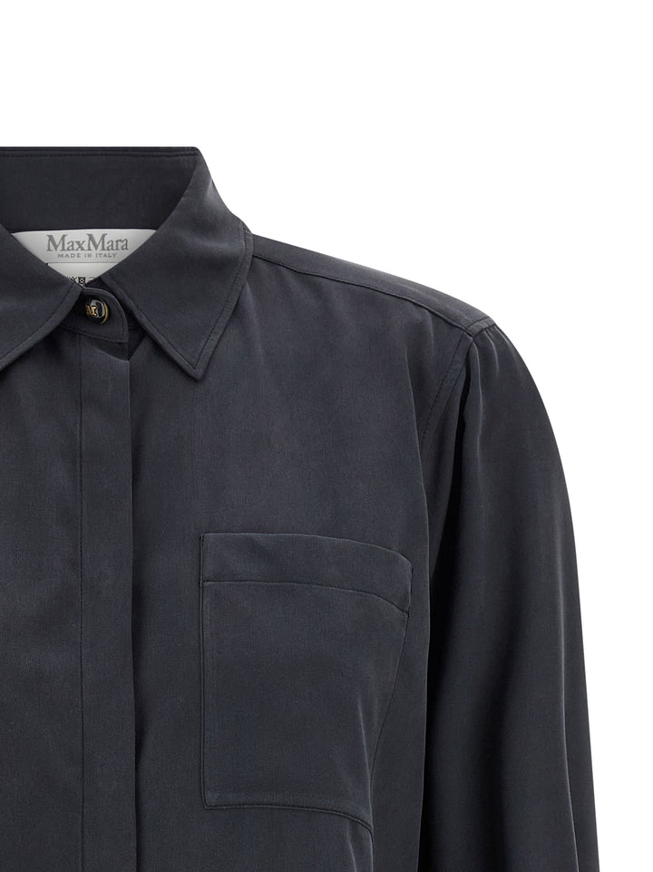 Max Mara Mxmsiamese Shirt and Blouse - Gray | 62d6868176678875d7424514c799ae8564778d55
