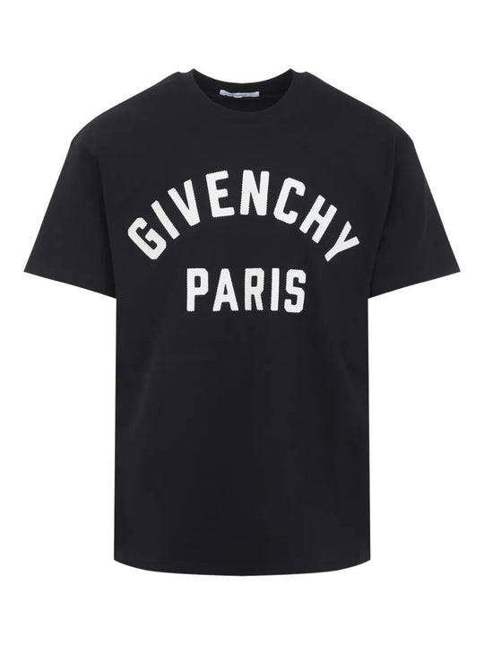 Givenchy Paris Embroidery Cotton T-Shirt