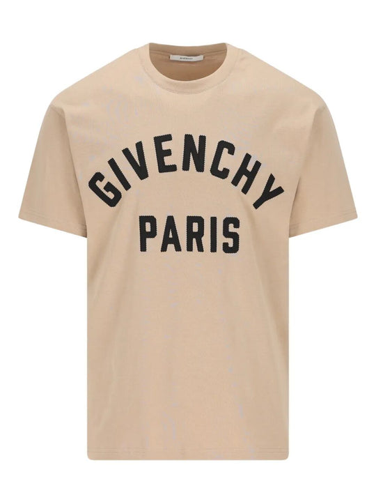 Givenchy Paris Embroidery Cotton T-Shirt