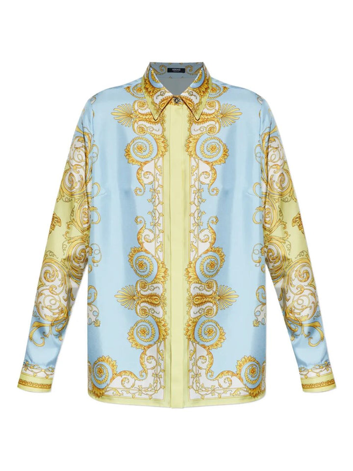 Versace Print - Blue | e7b93cadc14aa3f13d6ed38aa01d198441e42211