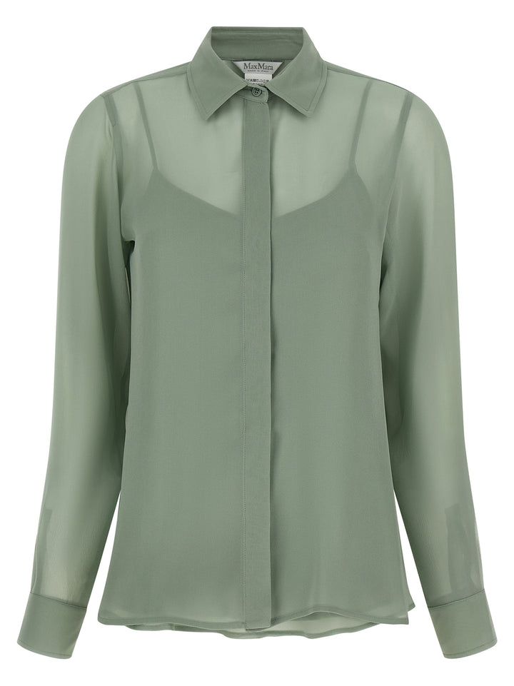Max Mara Mxmgolfo Shirt and Blouse - Green | ff65621c1526ee0eeb55d07b4befac031cc87063