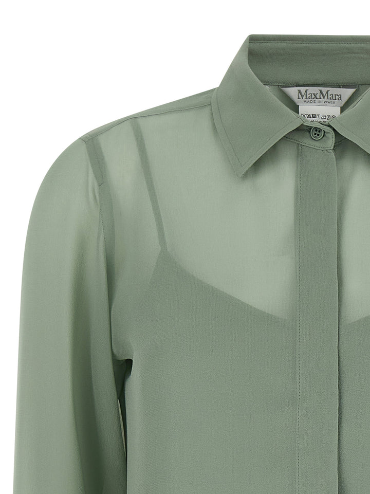 Max Mara Mxmgolfo Shirt and Blouse - Green | 3c8856a2ff49d8f6e9d740c8428a5b9bb1a85d0e