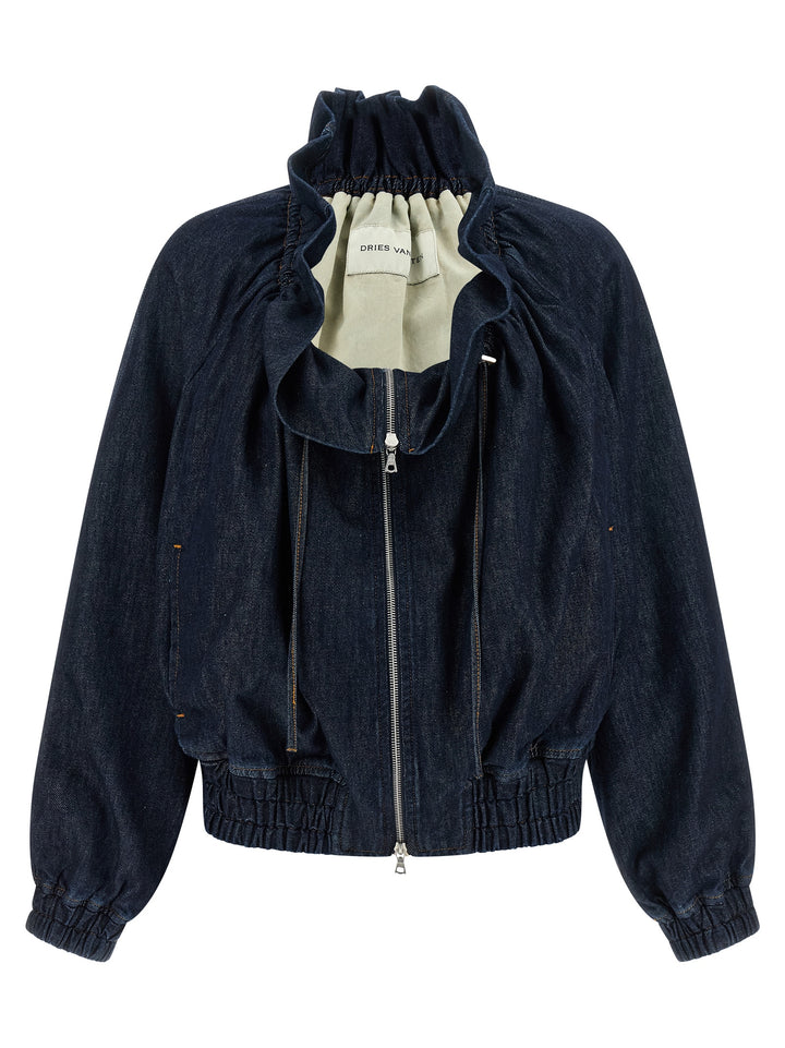 Dries Van Noten  Voly Puffer Jackets - Blue | a5736e72fd8d7f58db18b6ad287501b3c1842ef6