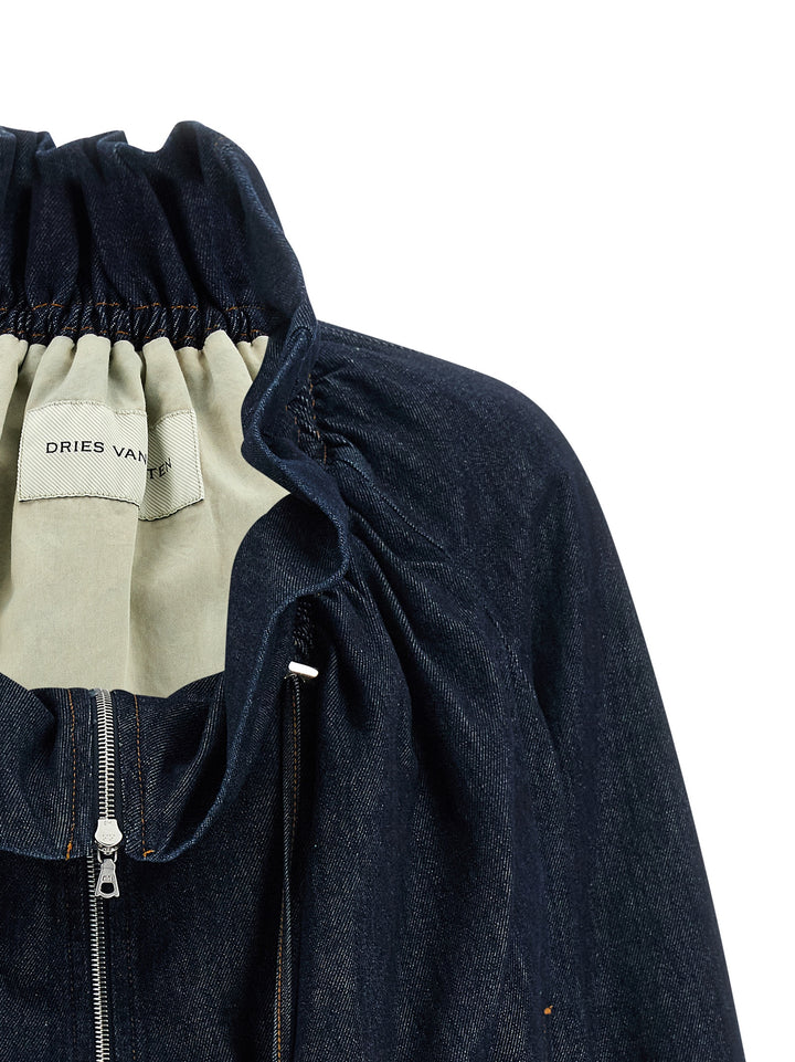 Dries Van Noten  Voly Puffer Jackets - Blue | 4656cc8d0b9e2294da864c5db02c8877d985bdf0